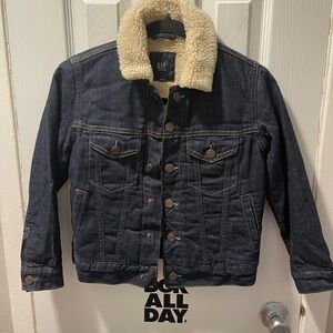 GAP Black and Cream Lightweight Shirt Jacket